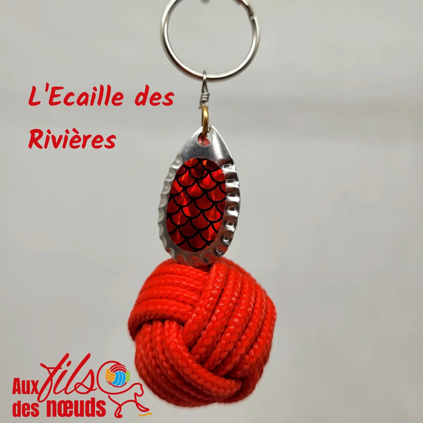 Porte-Clés L’Écaille & la Touline Aux fils des noeuds