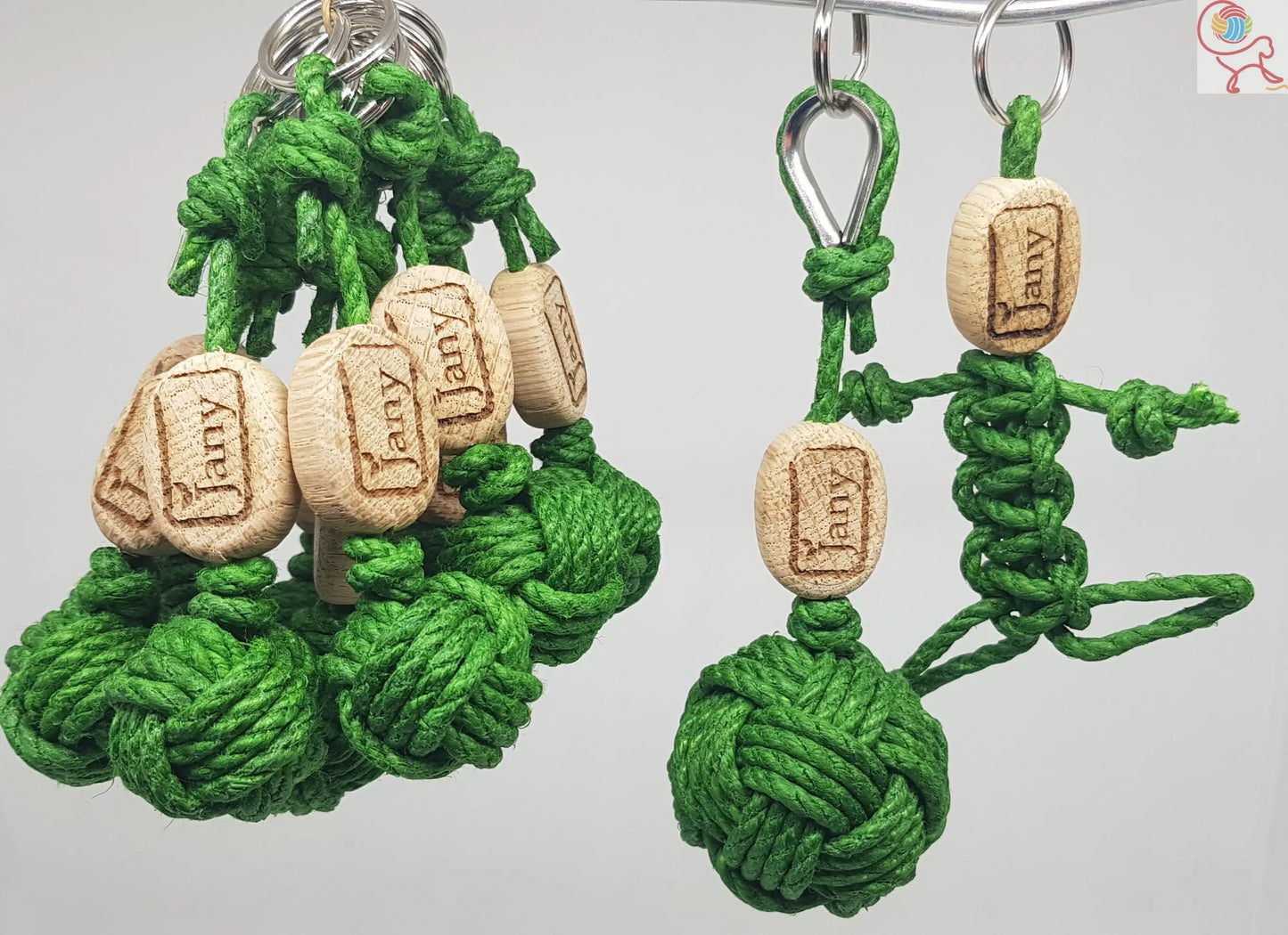 Porte-Clés Monsieur Touline Aux fils des noeuds