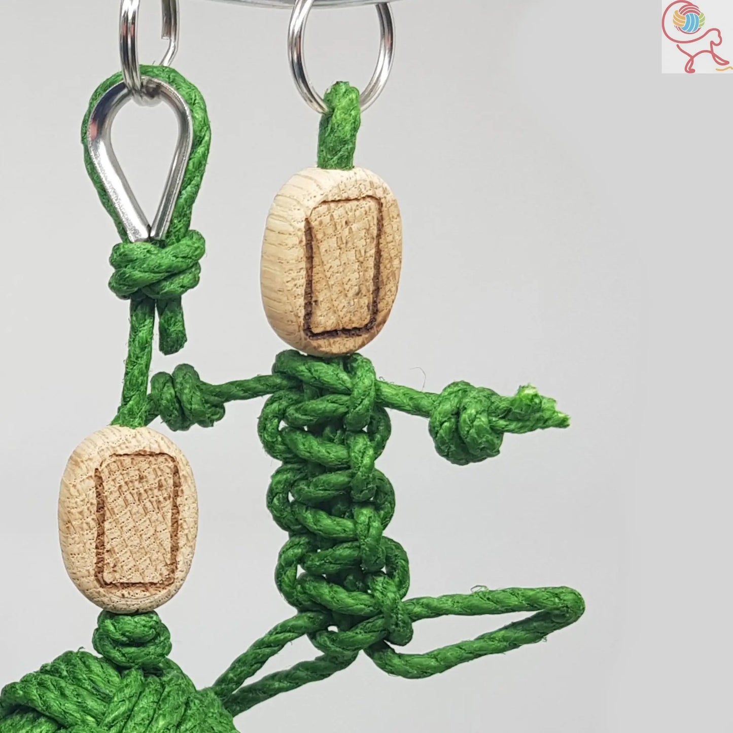 Porte-Clés Monsieur Touline Aux fils des noeuds