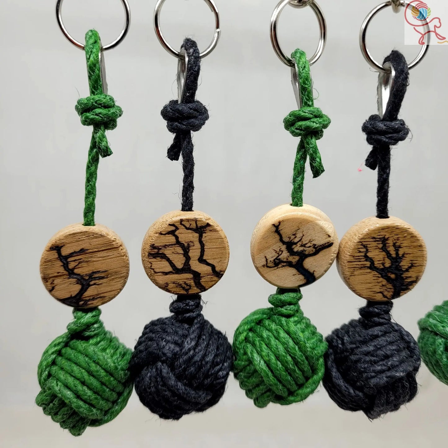 Porte-Clés Noeud d'Energie Aux fils des noeuds