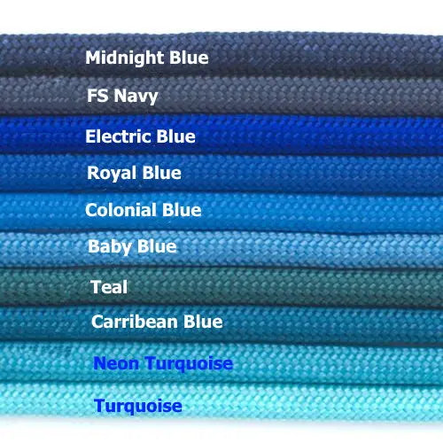 porte clés pomme de touline personnalisable paracord 550 bleu fabrication artisanale Origine Corrèze gravure laser doming aux fils des nœuds