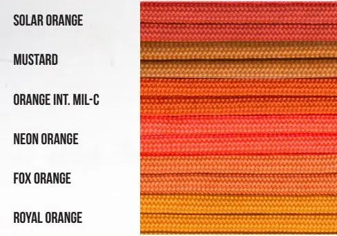 porte clés pomme de touline personnalisable paracord 550 orange fabrication artisanale Origine Corrèze gravure laser doming aux fils des nœuds