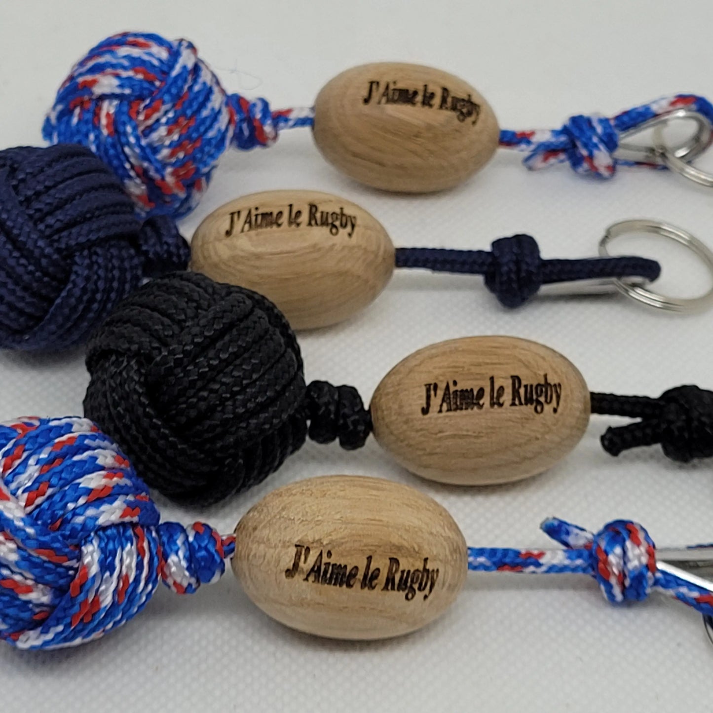 Porte-Clés Pomme de Touline L'Esprit Rugby Aux fils des noeuds