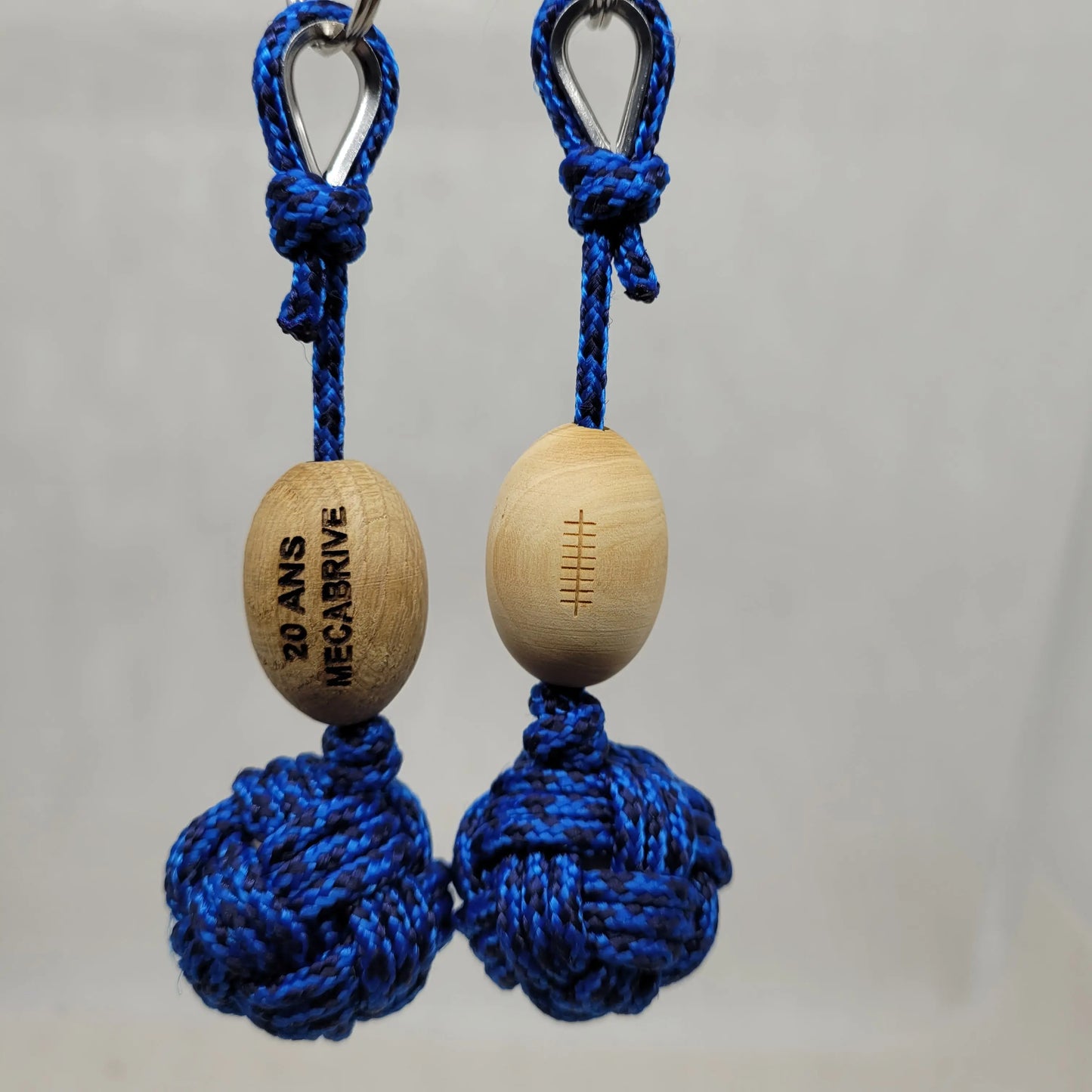 Porte-Clés Pomme de Touline L'Esprit Rugby Aux fils des noeuds
