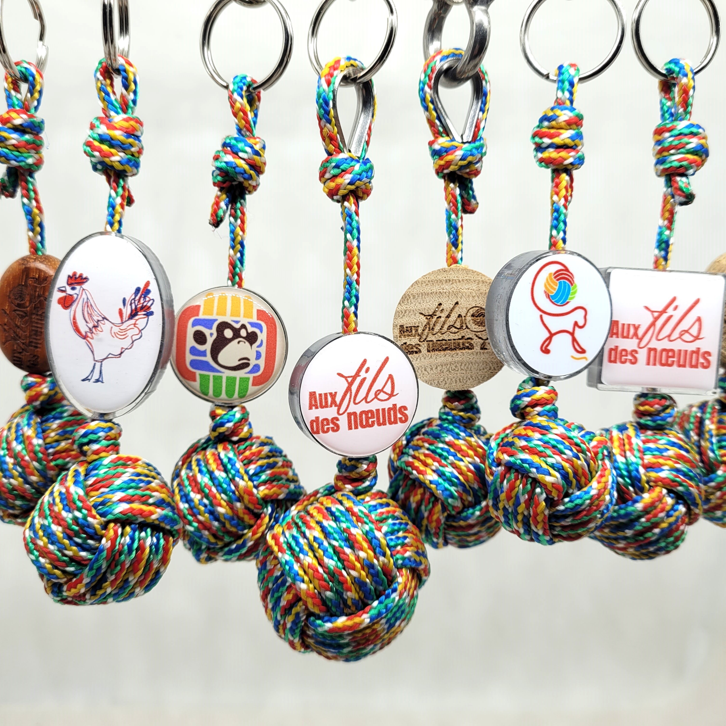 Aux fils des noeuds | Porte-Clés | Pomme de Touline | Les Garcettes