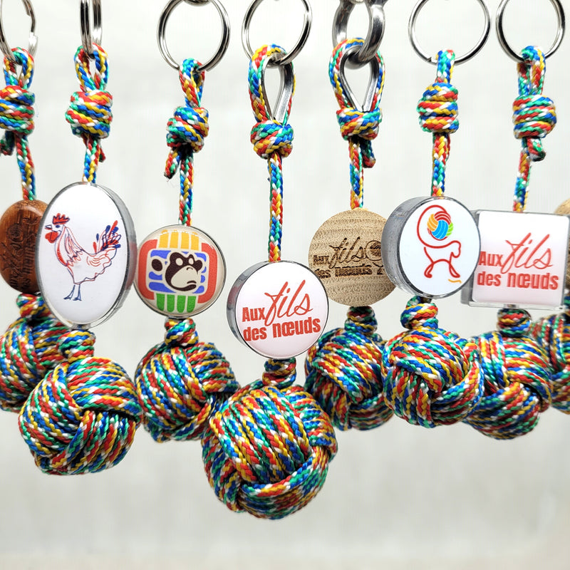 Aux fils des noeuds | Porte-Clés | Pomme de Touline | Les Garcettes