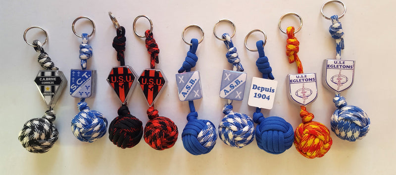 Aux fils des noeuds | Porte-Clés | Pomme de Touline | Les Sportifs