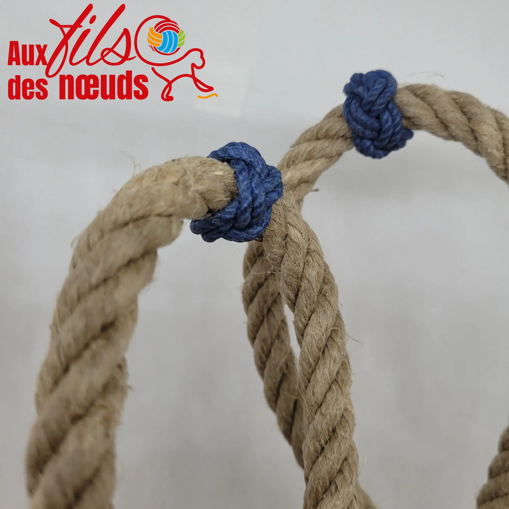 Cale-Porte Pomme de Touline | Le Cale-Porte Personnalisé Aux fils des Noeuds