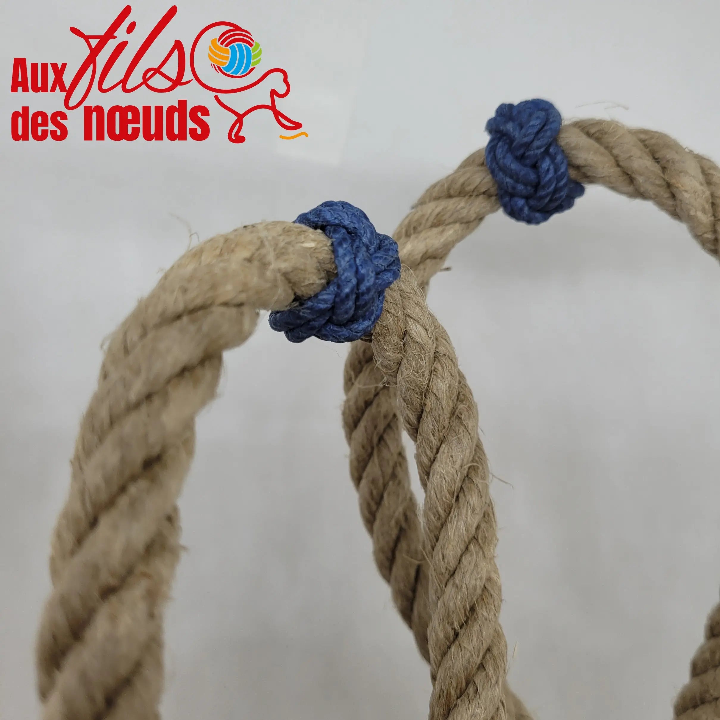 Cale-Porte Pomme de Touline | Le Cale-Porte Personnalisé Aux fils des Noeuds