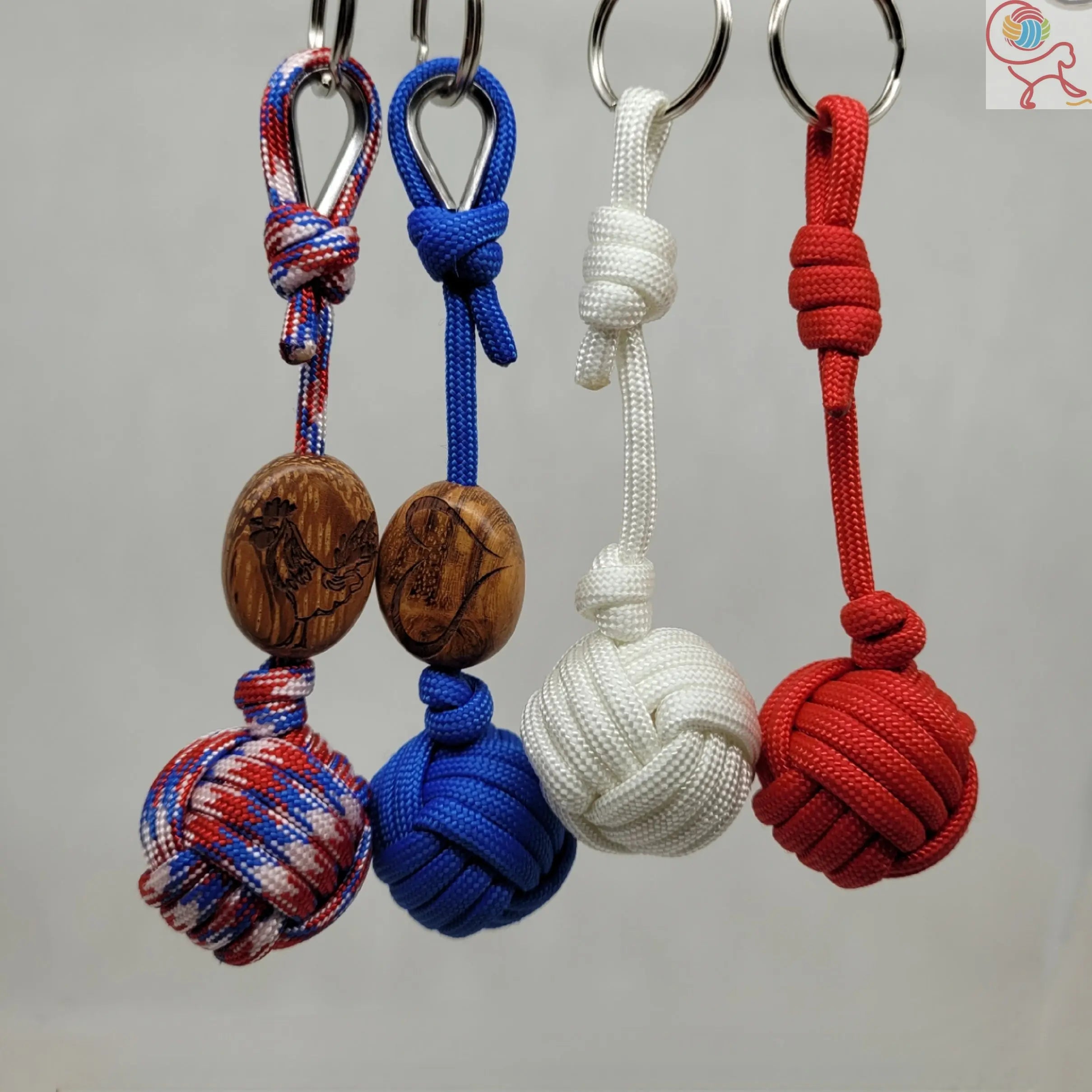 Le Porte-clés Paracorde Made In France Aux fils des noeuds