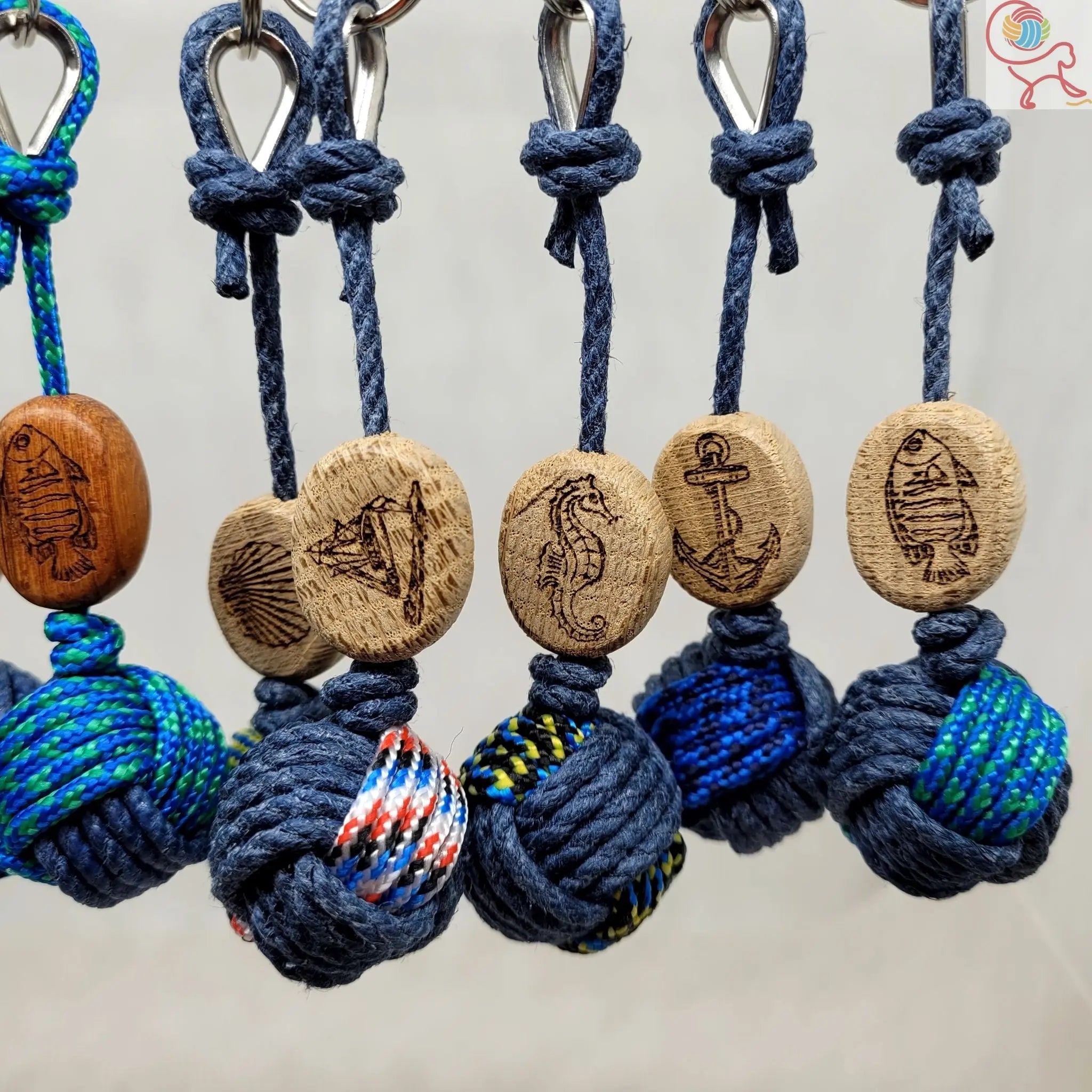 Porte-Clés Esprit Marin Aux fils des noeuds