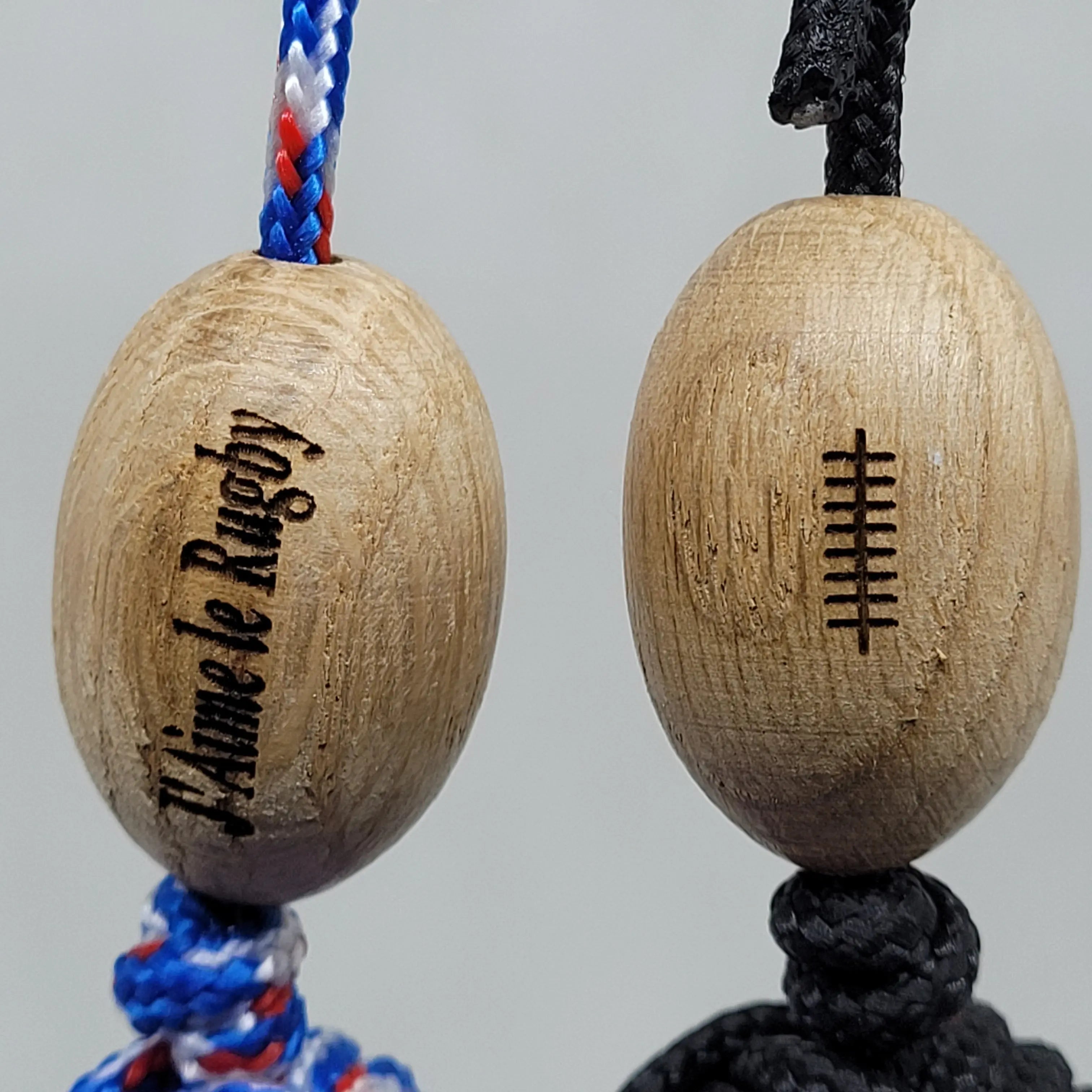 Porte-Clés Pomme de Touline L'Esprit Rugby Aux fils des noeuds