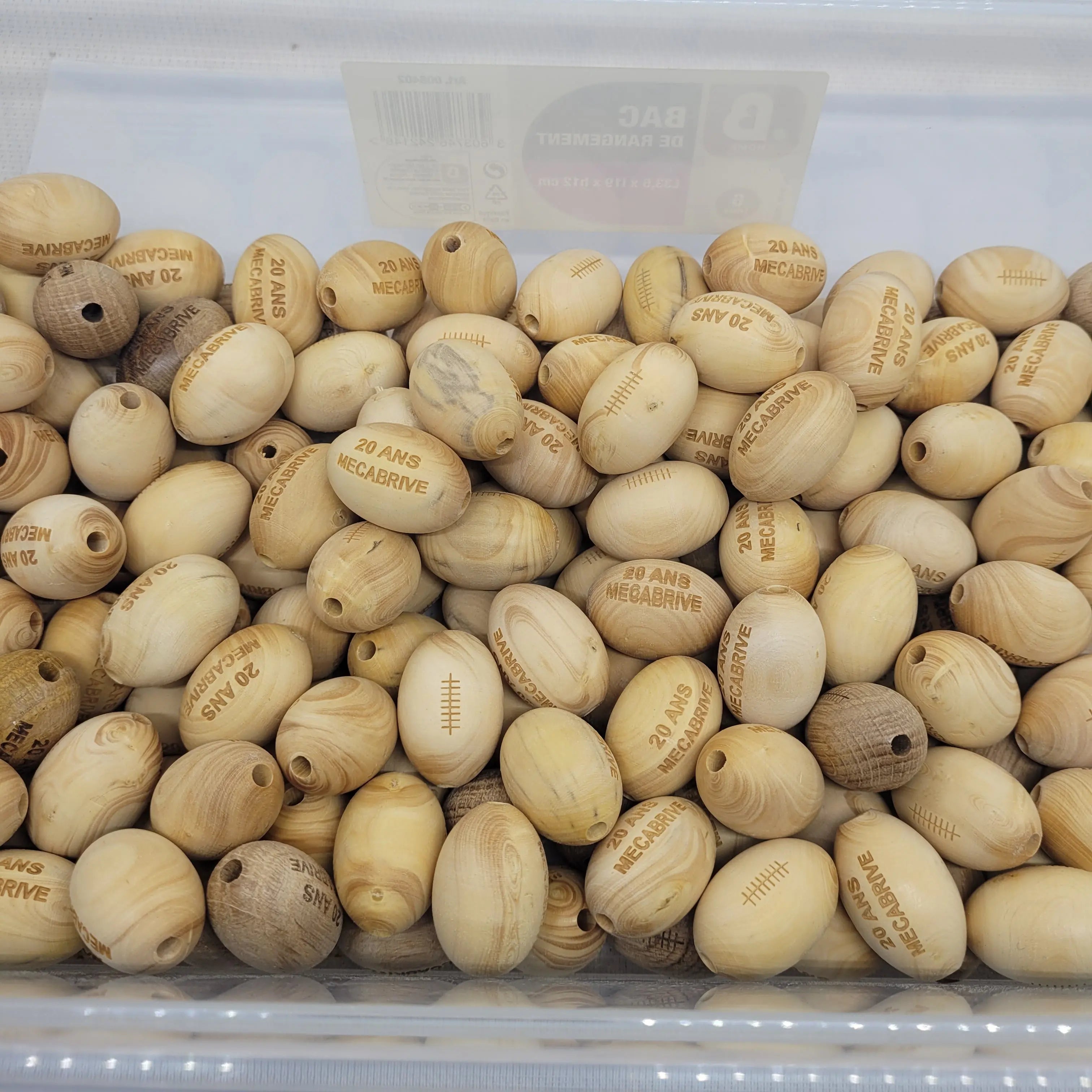 Porte-Clés Pomme de Touline L'Esprit Rugby Aux fils des noeuds