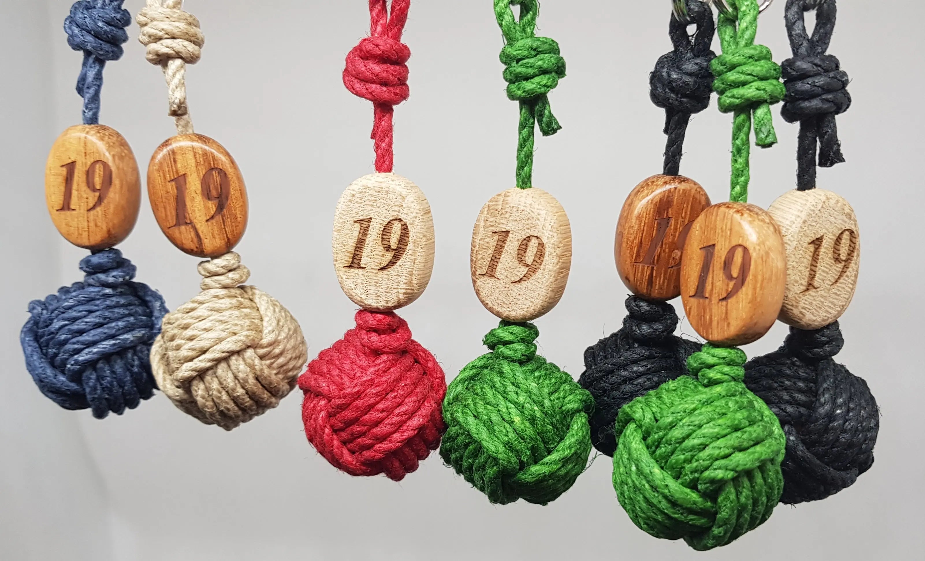 Porte-Clés Pomme de Touline | Chanvre Origine Corrèze Aux fils des Noeuds