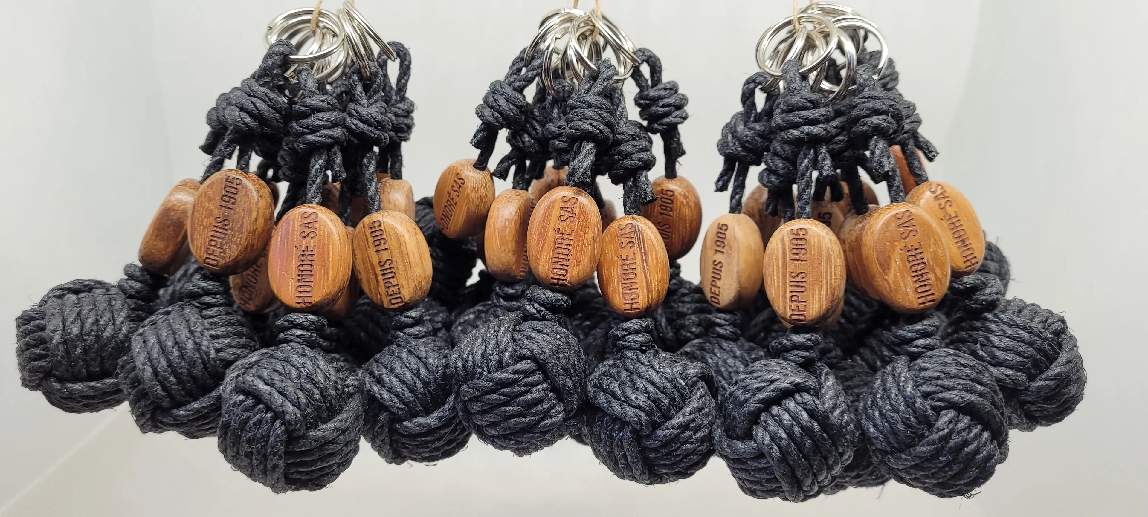 Porte-Clés Pomme de Touline │ Pack X50 Chanvre  – Cadeaux Authentiques Aux fils des Noeuds