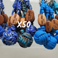 Porte-clés pomme de touline paracord 550 personnalisée