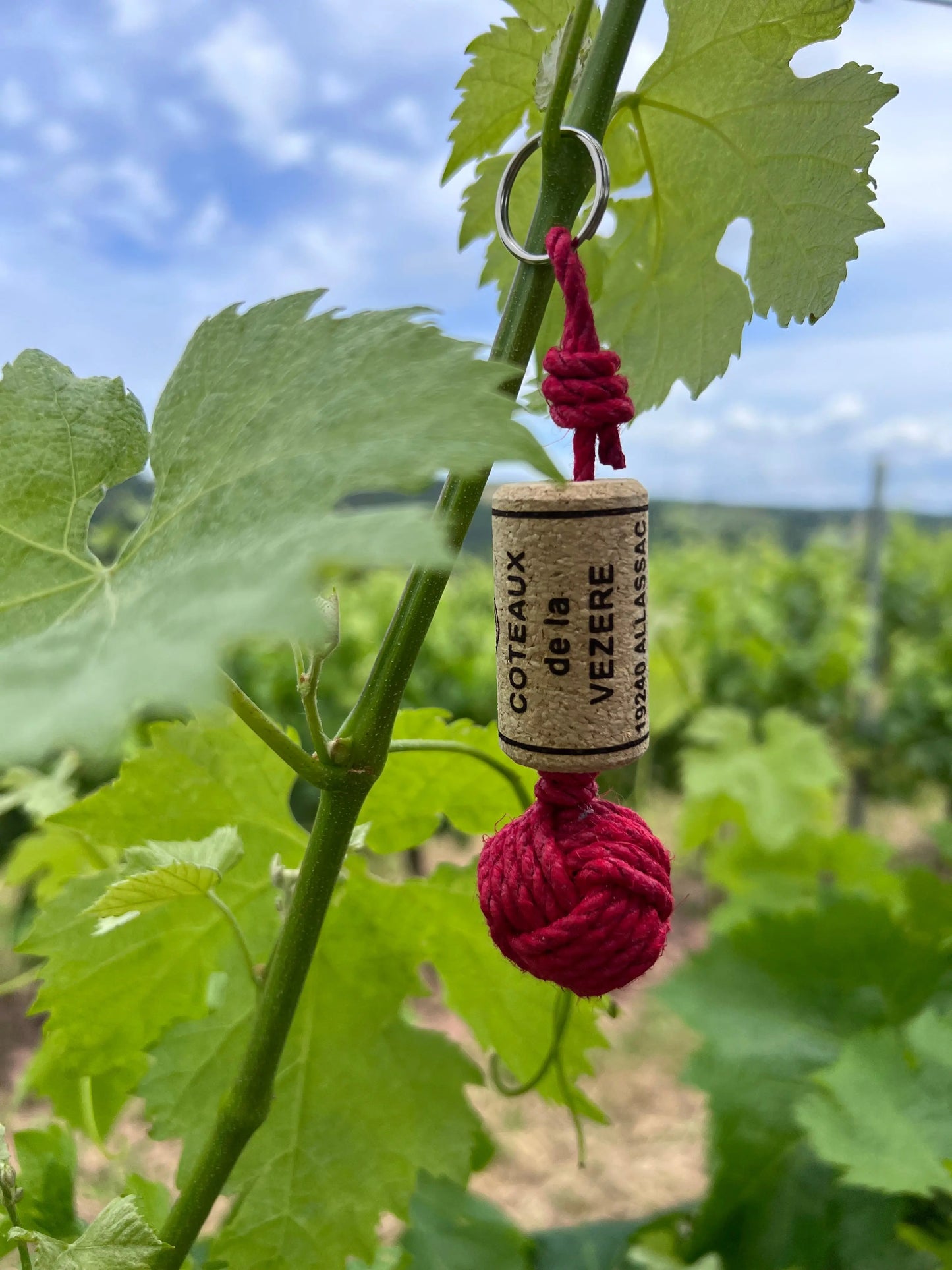 Porte-Clés Pomme de Touline│ La Touline Des Vignerons Aux fils des noeuds