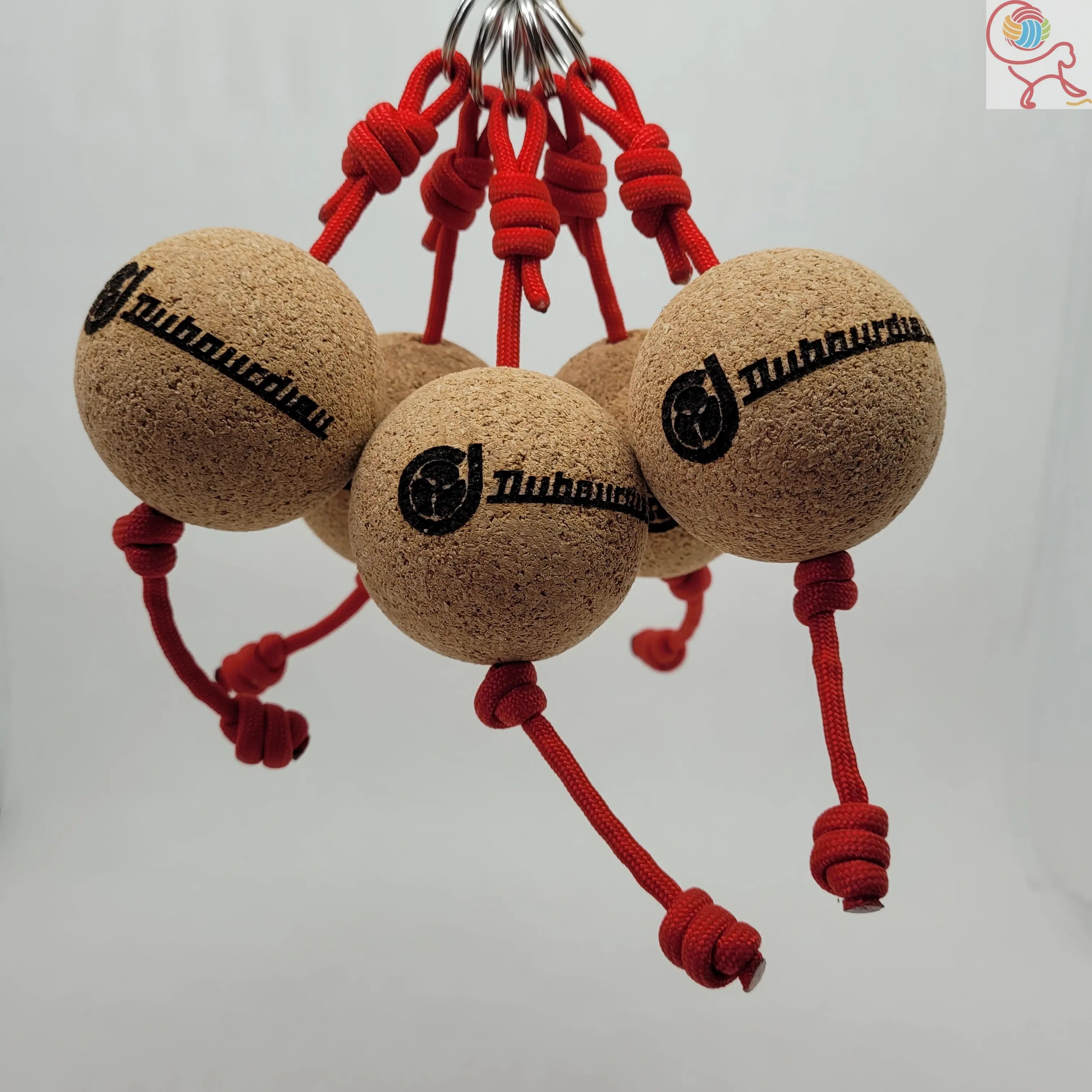 Porte-Clés Boule Liège P550 La Paracorde Flottante Aux fils des Noeuds