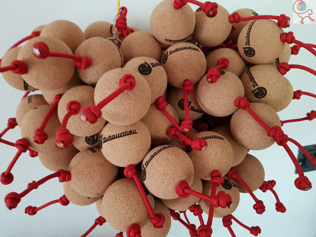 Porte-Clés Boule Liège P550 La Paracorde Flottante Aux fils des Noeuds