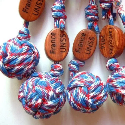 Porte-Clés La Tricoline 18 – Pomme de Touline Made in France Aux fils des noeuds