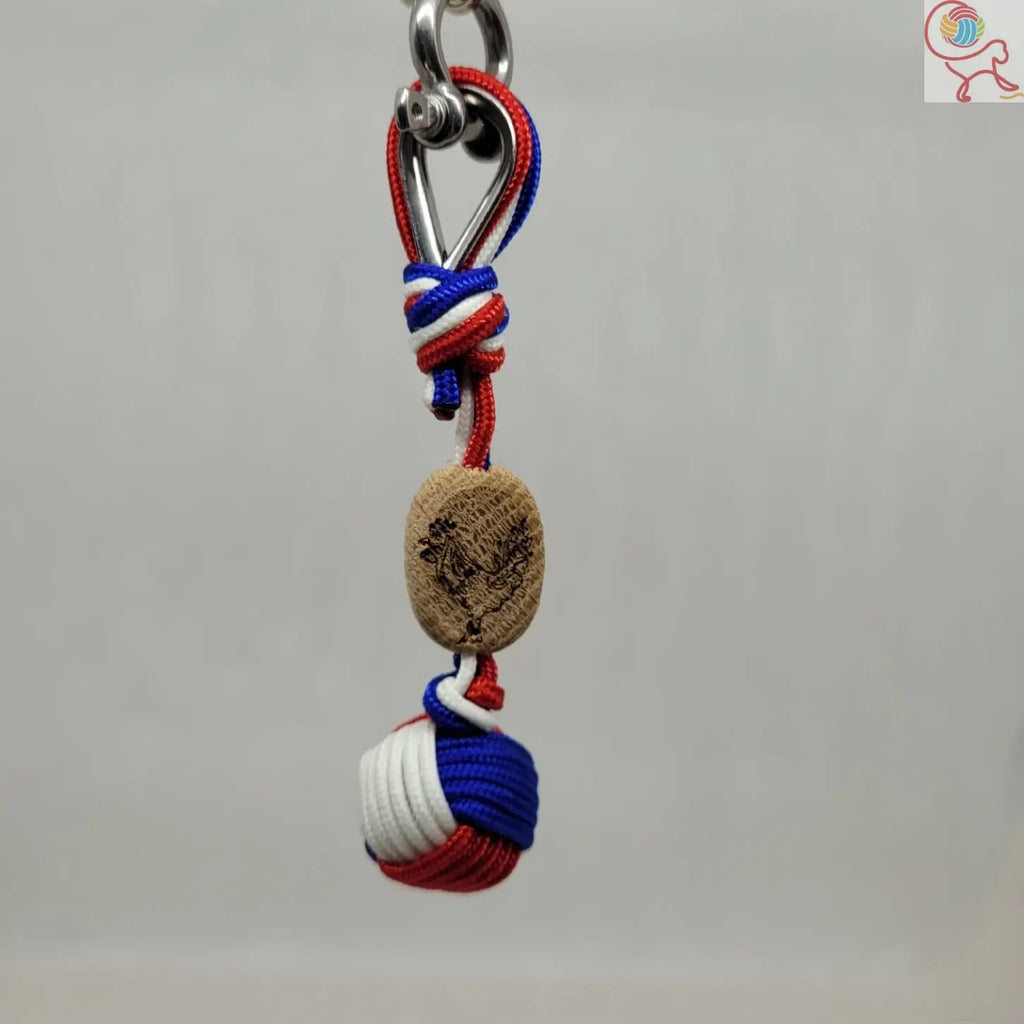 Porte-Clés Le Chanvre Made In France Aux fils des Noeuds