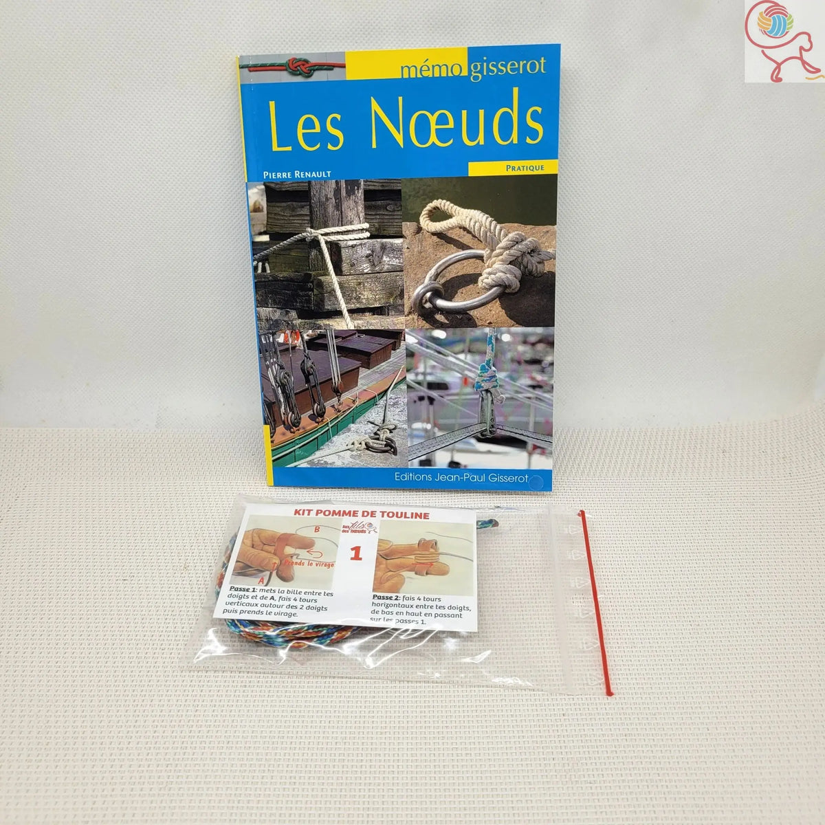 Porte-Clés Le Kit DIY Pomme de Touline Aux fils des noeuds