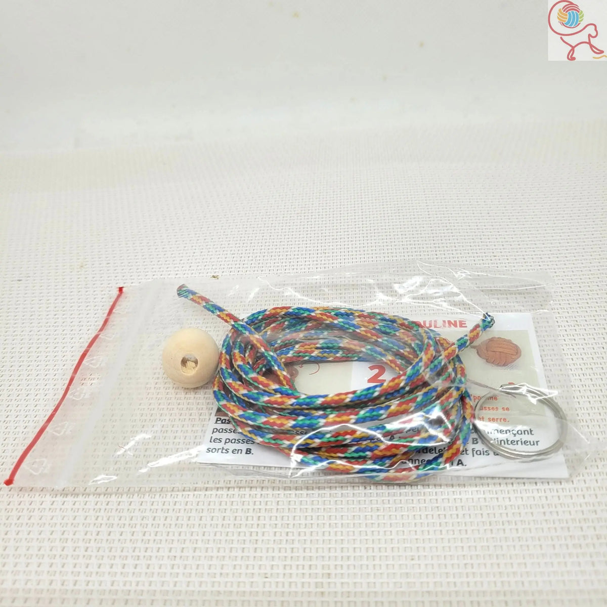Porte-Clés Le Kit DIY Pomme de Touline Aux fils des noeuds