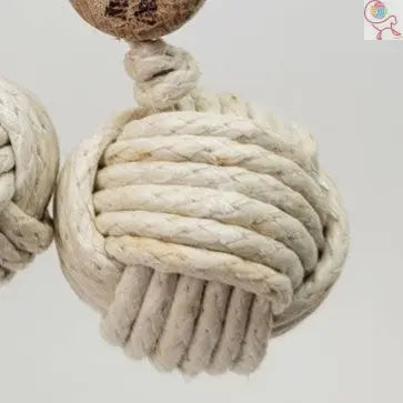 Porte-Clés Pomme de Touline Lin La Classique Aux fils des Noeuds