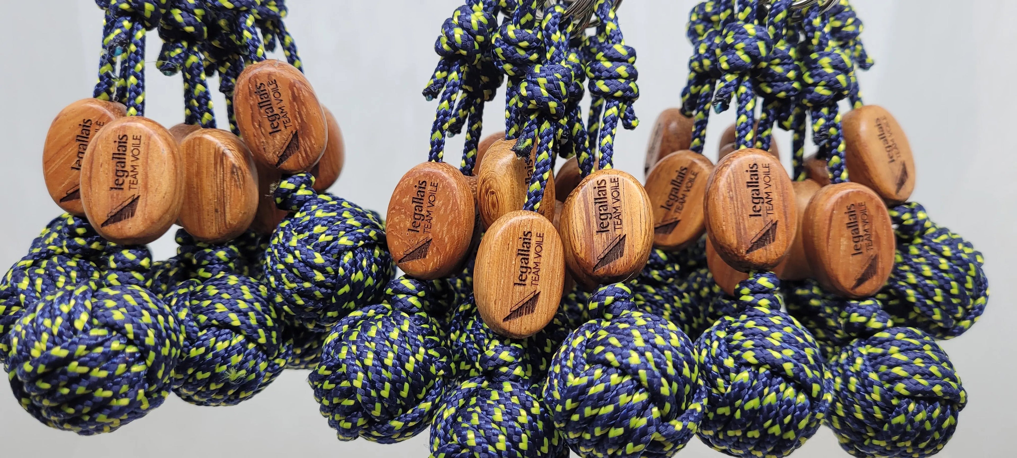 Porte-clés Pomme de Touline │ Pack X50 Drisse Terroir L’Excellence Personnalisée Aux fils des noeuds