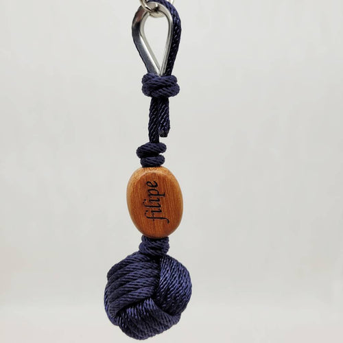 Porte clés Pomme de Touline - Bijoux spécial Saint Valentin - Prénom personnalisé  by Aux fils des noueds