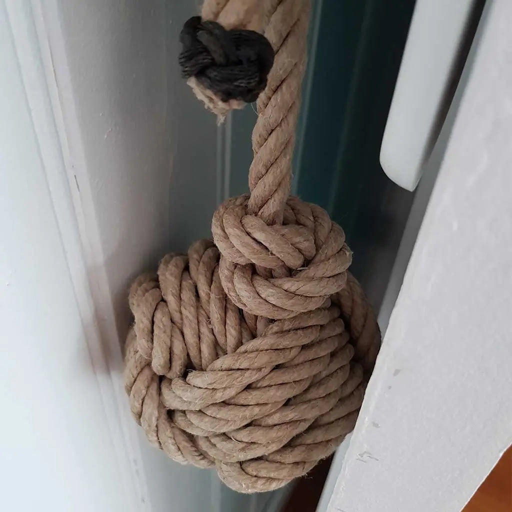 Pomme de touline décoration personnalisable fabrication artisanale made in Corrèze by Aux fils des noeuds