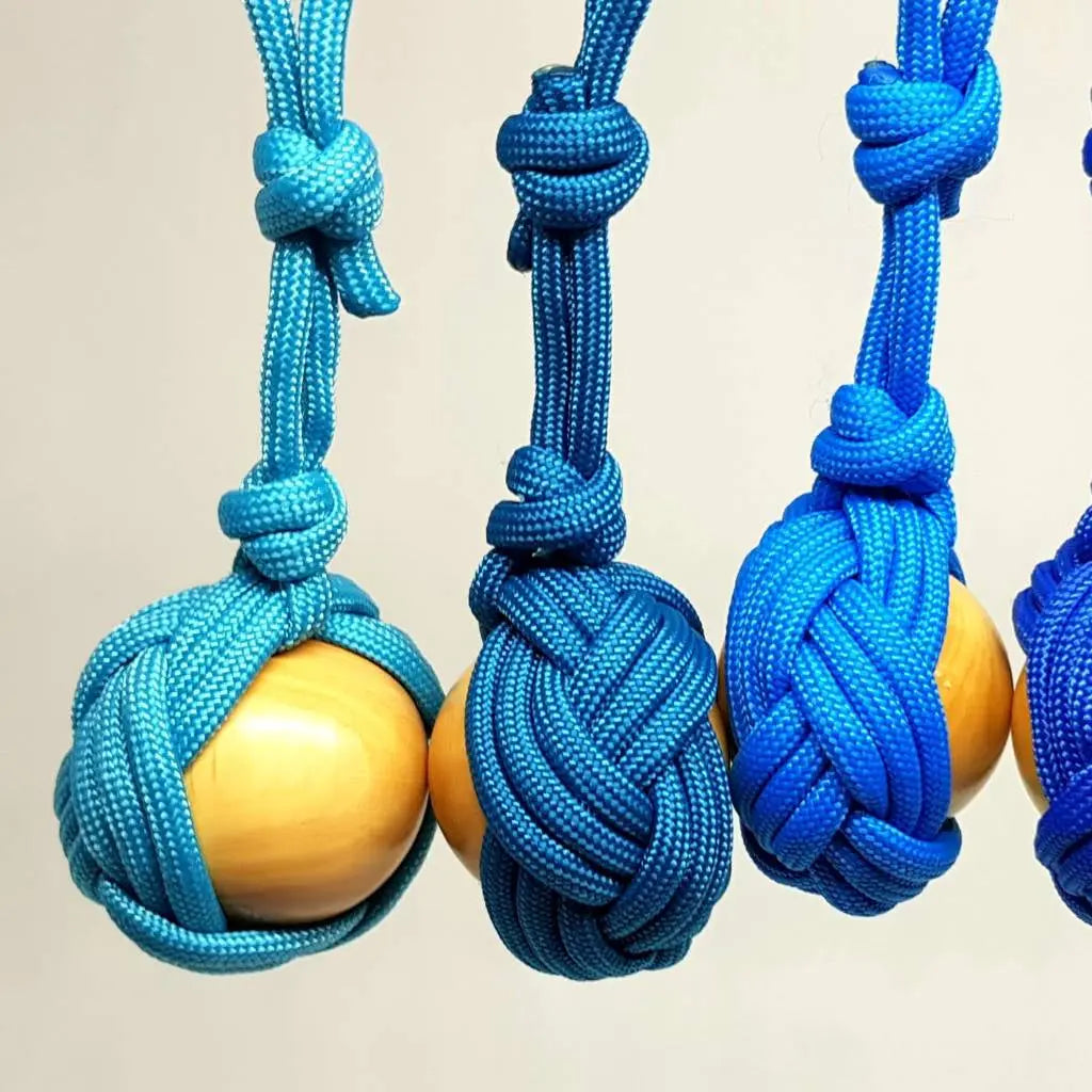 Porte clef porte cochonnet Pomme de touline personnalisable - fabrication artisanale made in Corrèze by Aux fils des noeuds